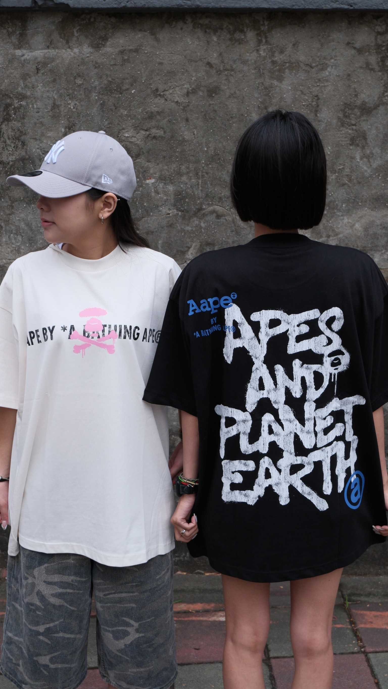 AAPE 26SS 骷髏猿人大字短袖  AAPTEM1840XXQ
