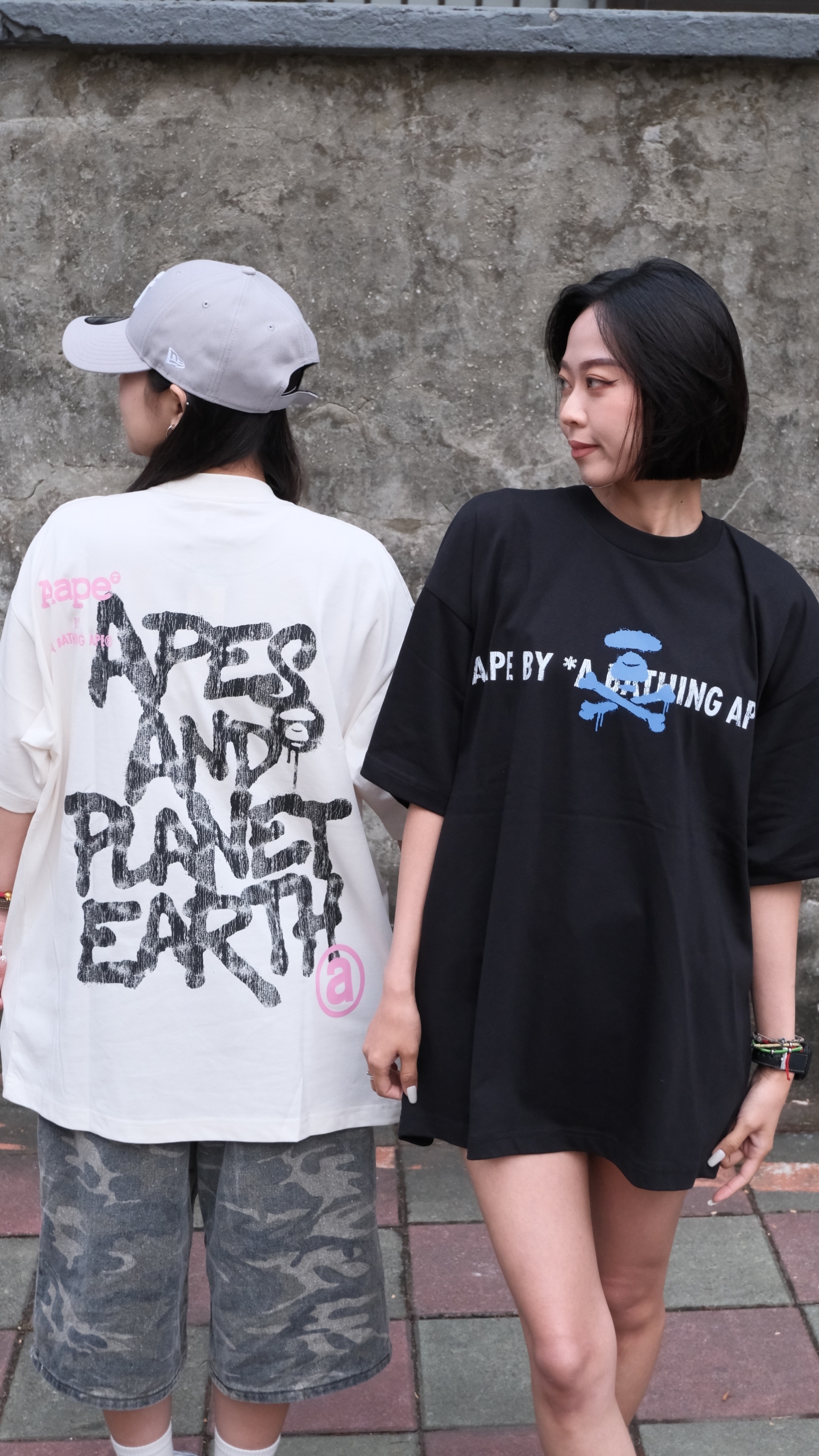AAPE 26SS 骷髏猿人大字短袖  AAPTEM1840XXQ