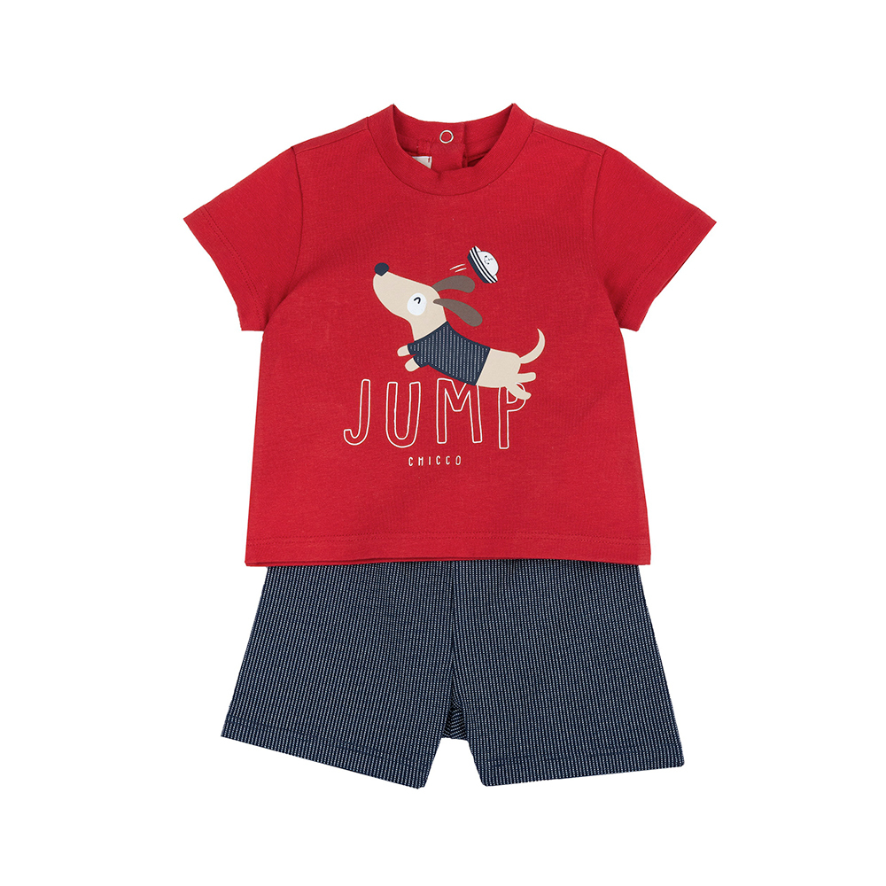 航海故事-臘腸JUMP短袖套裝 C