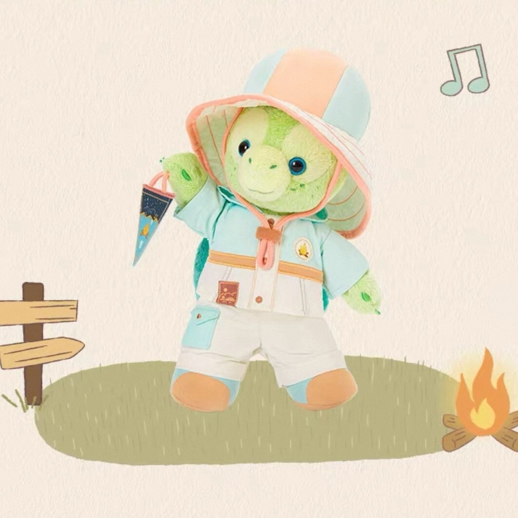 達菲 Duffy 與好友們 小小自然探險家系列 奧樂米拉 海龜 OluMel SS號 娃娃 玩偶 -上海迪士尼樂園