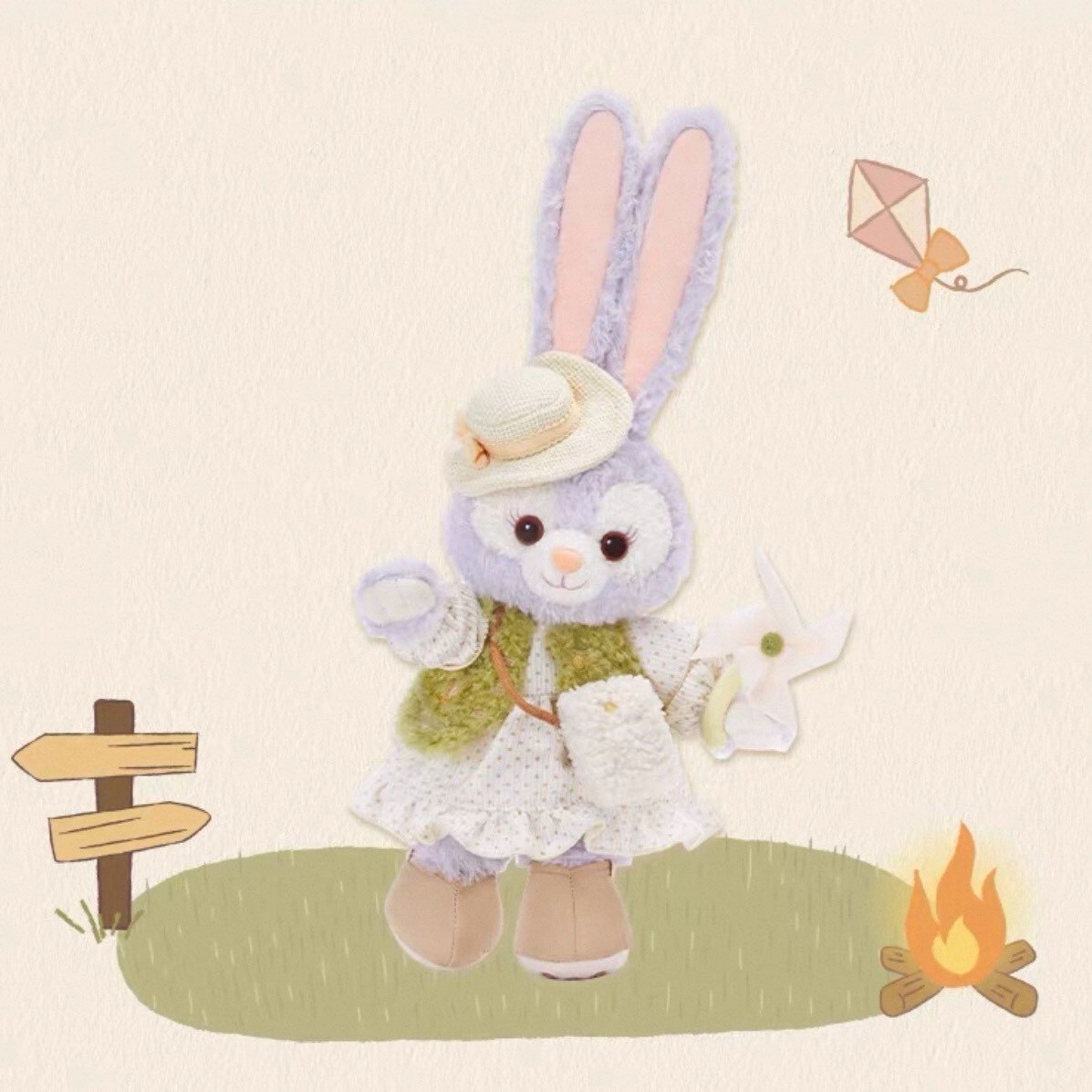 達菲 Duffy 與好友們 小小自然探險家系列 史黛拉露 星黛露 StellaLou SS號 娃娃 玩偶 -上海迪士尼樂園