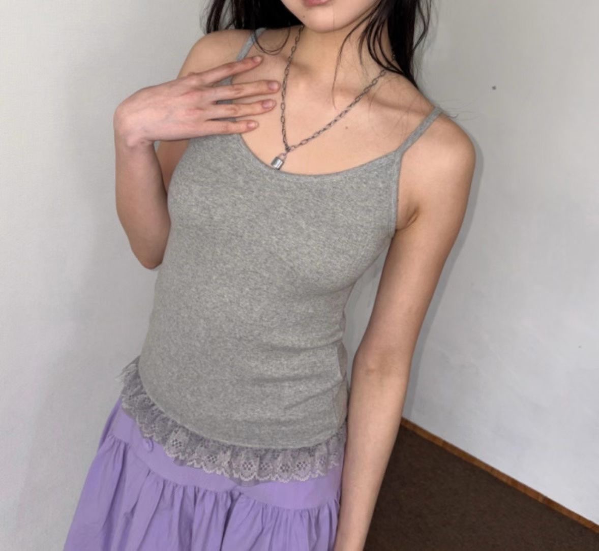 WW2645 蕾絲邊吊帶