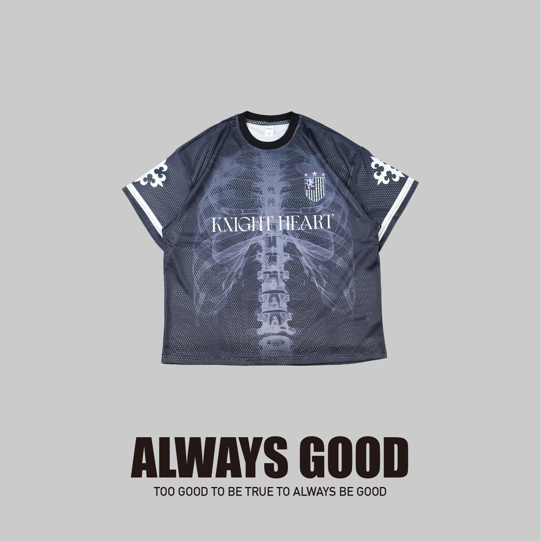 『Always_Good』X光骨骼 數位印花 球衣