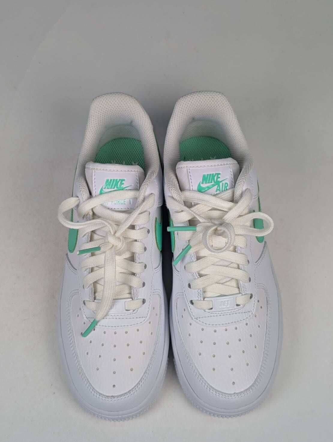 微瑕疵-右腳鞋頭黃點 315115-164/6  NIKE AIR FORCE 1 AF1 TIFFANY 薄荷綠