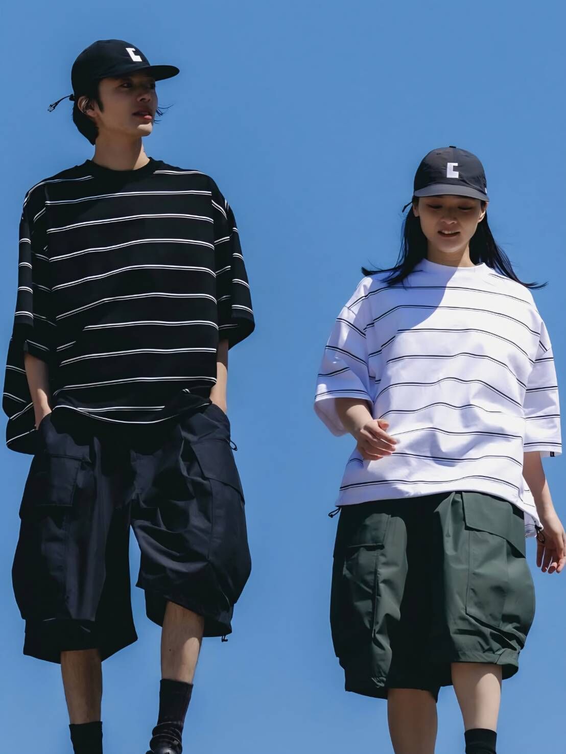 【CLESSTE】0425-0426 大阪快閃 THICK/THIN STRIPE S/S T-SHIRT WITH DRAWSTRINGS 條紋抽繩S/S T-shirt