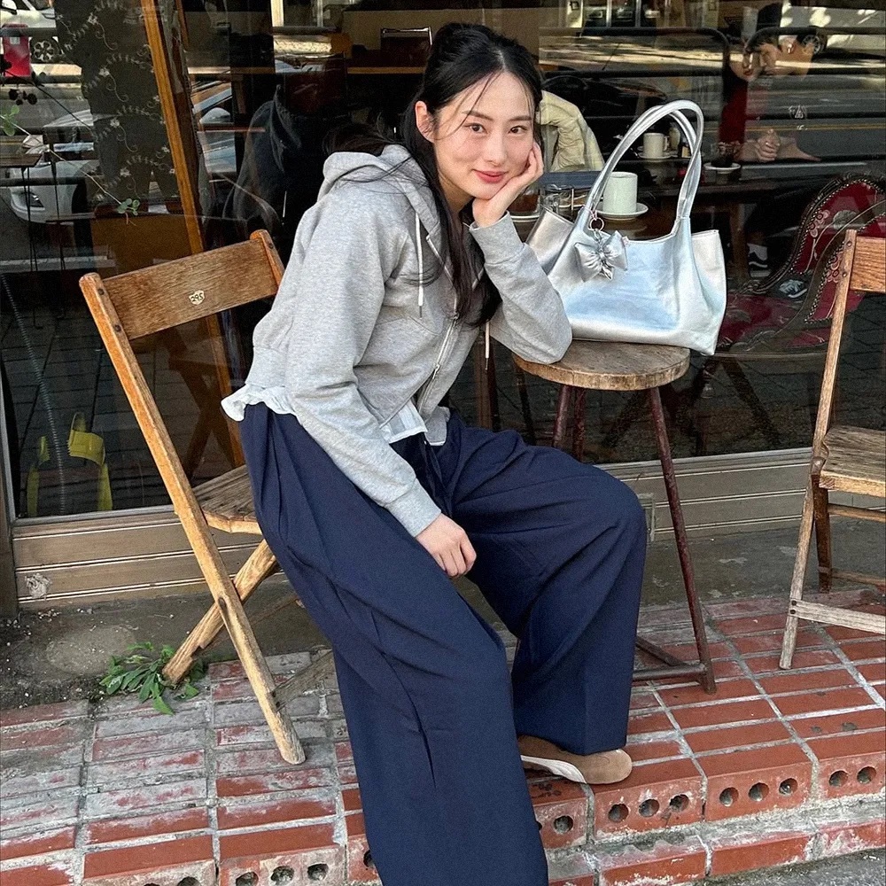 OFFHOUR 涼感打褶長褲