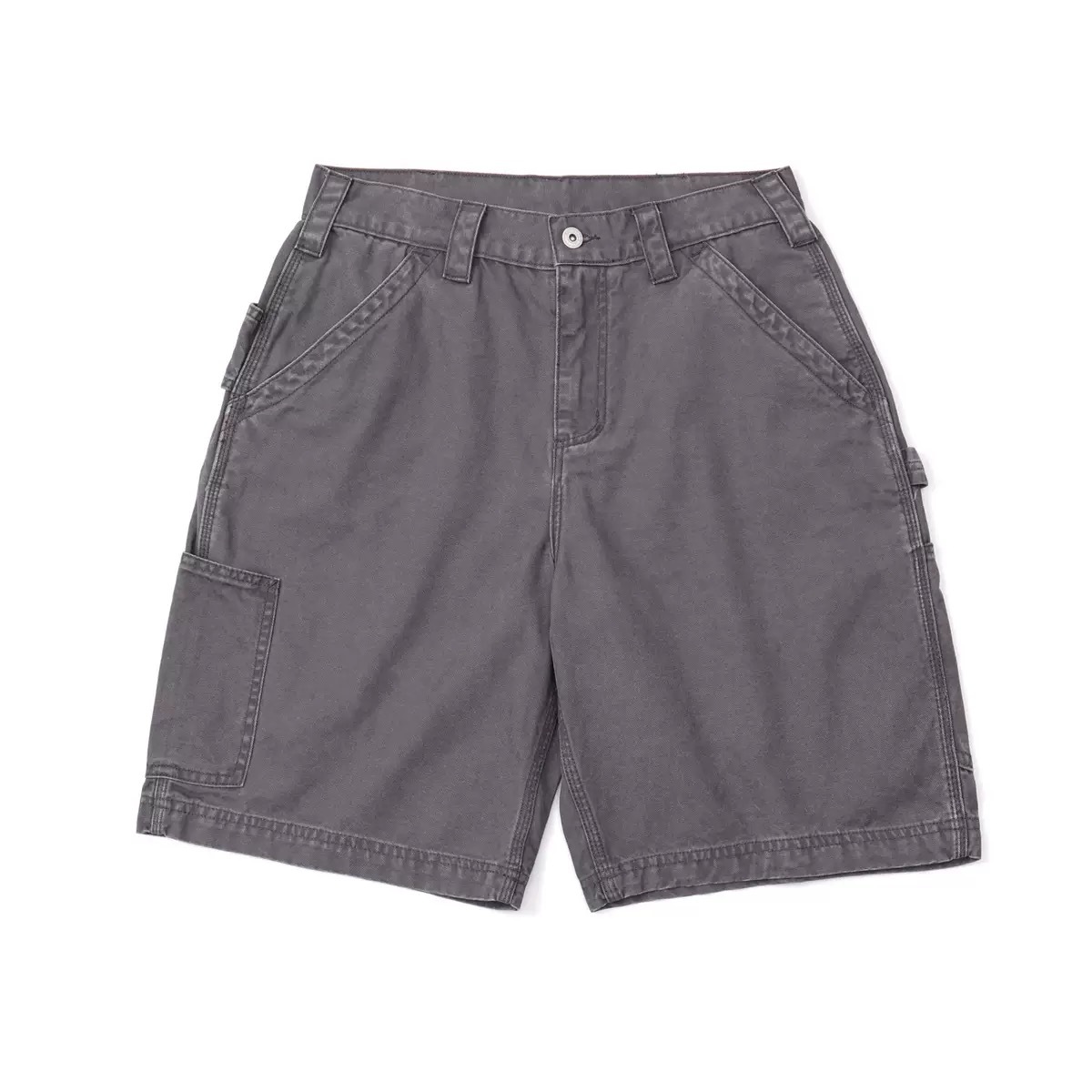 重磅水洗伐木工裝短褲