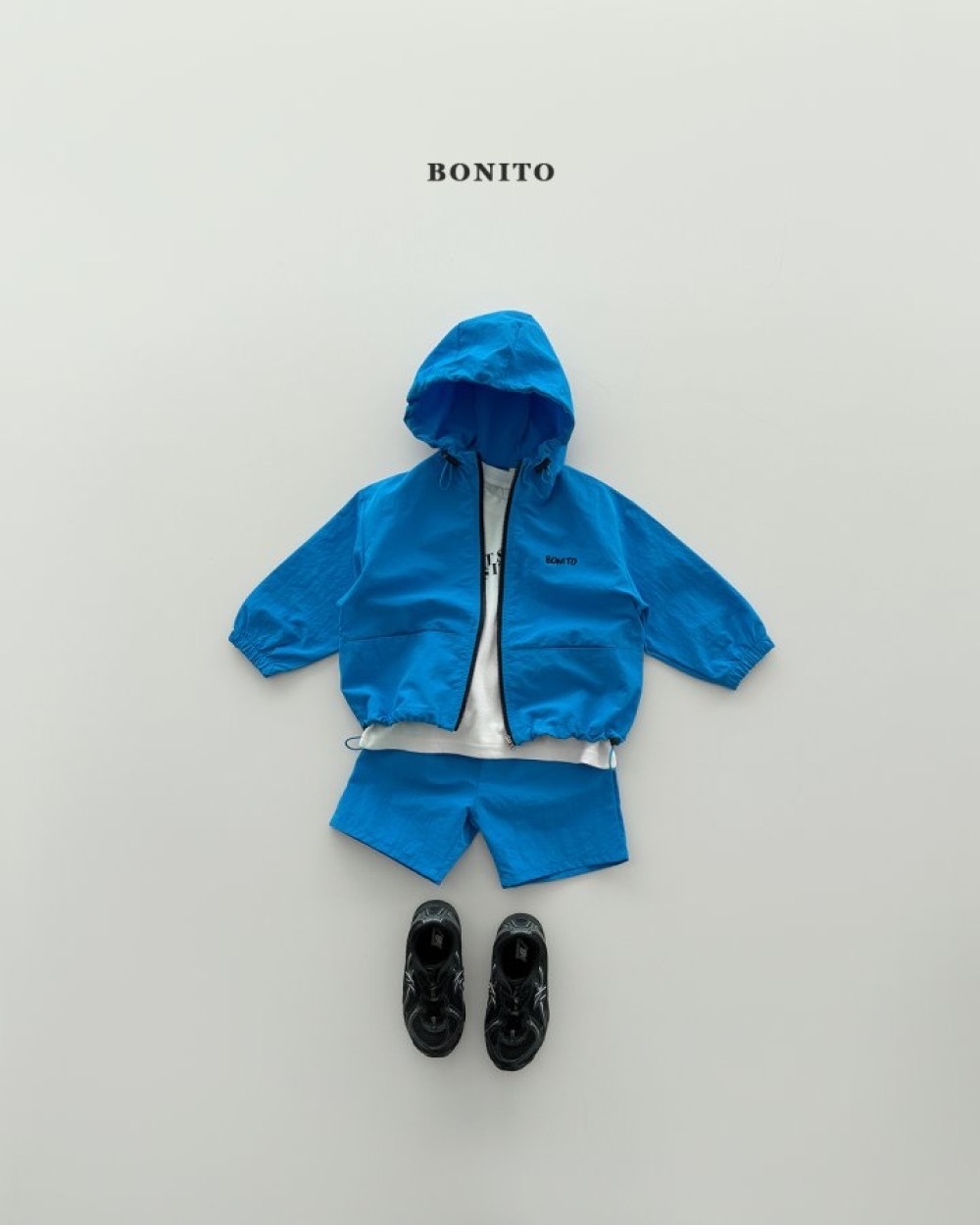 Bonito 防風連帽外套套裝 / 3色