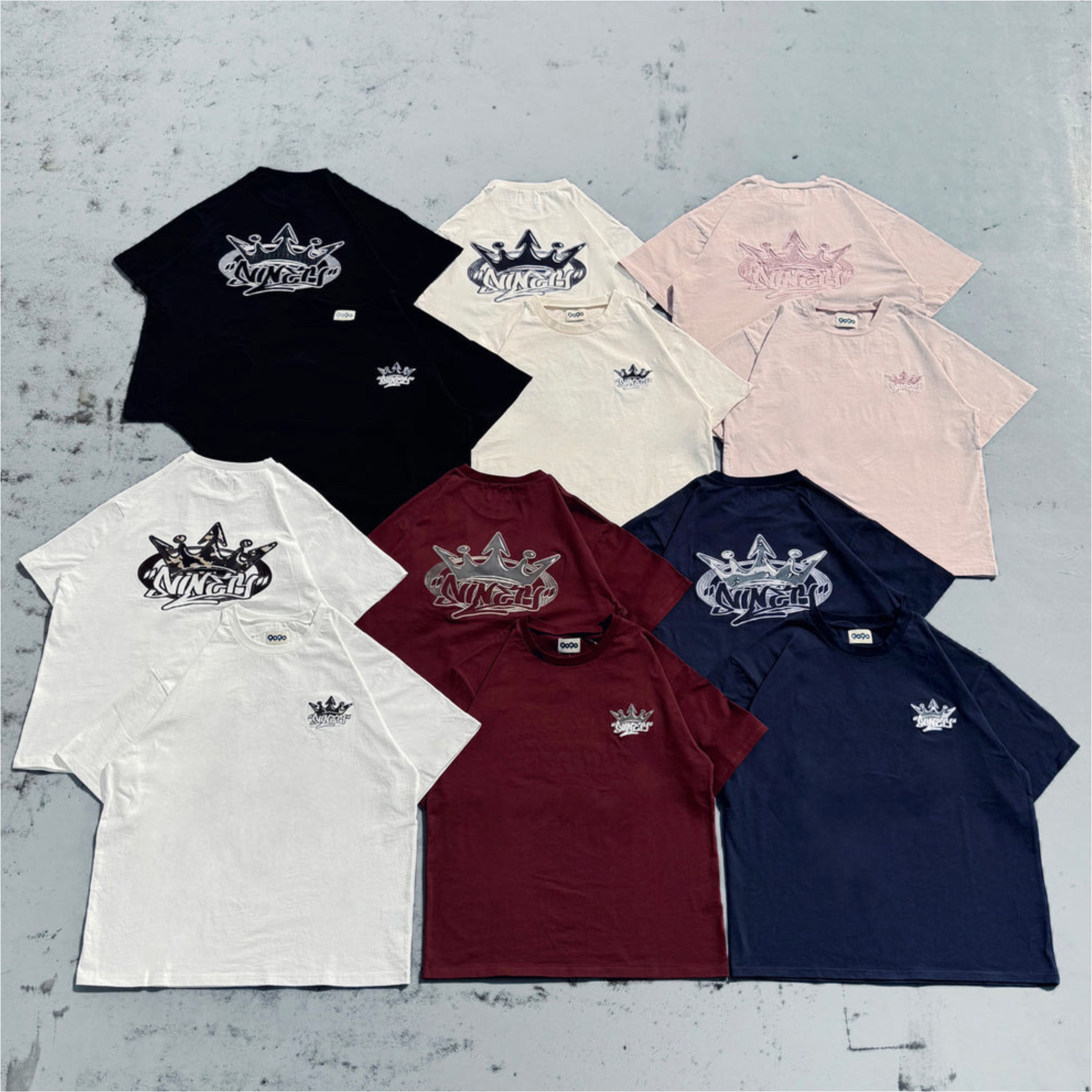 2026SS 9090 King Logo Tee 背後 皇冠 短T 現貨 NN2247