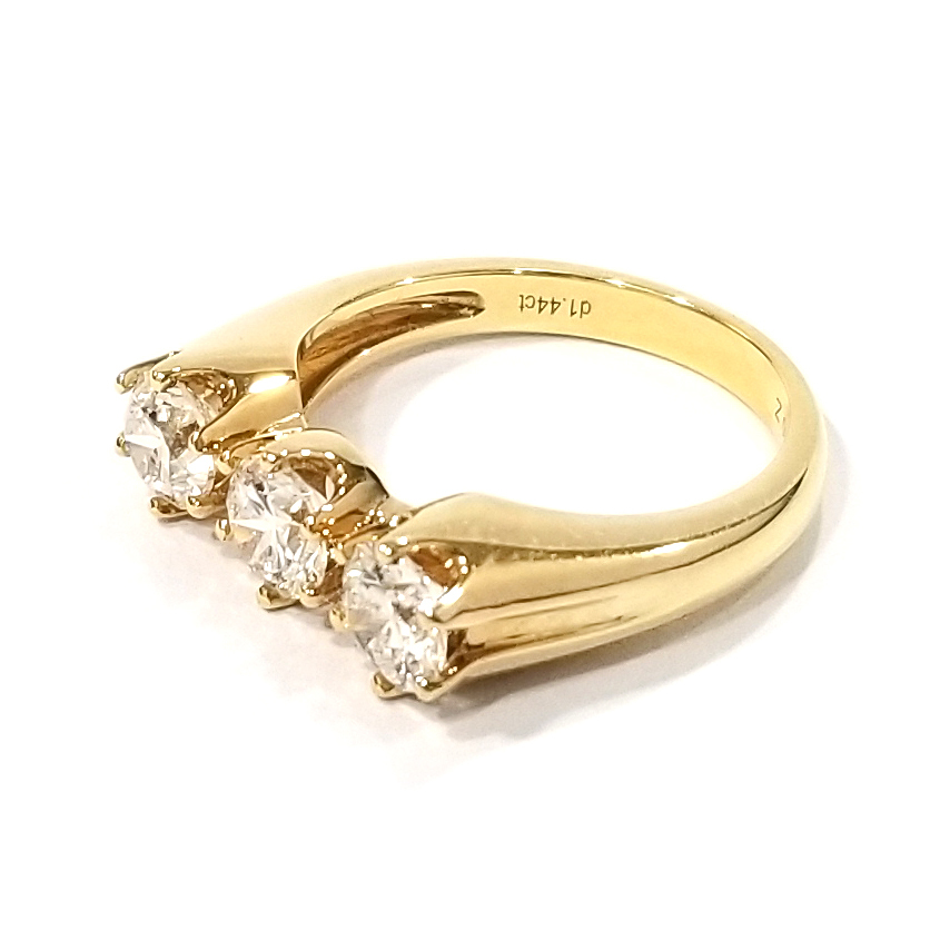 18K黃金 實驗室培育鑽石戒指