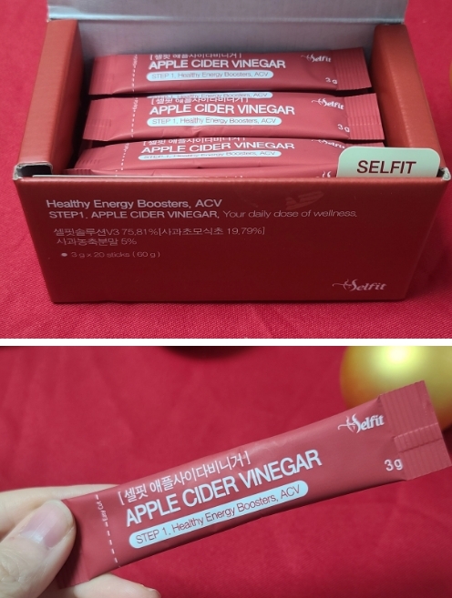 韓國 Selfit 蘋果醋粉60g (3g*20入)