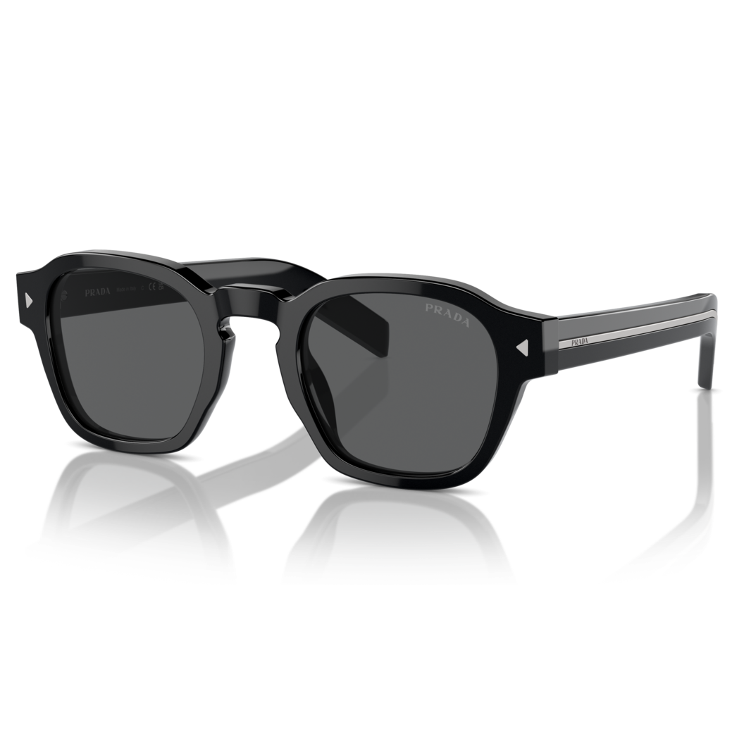 【PRADA】SPR A16SF 16K731-53mm 切角方框太陽眼鏡(玻璃鏡片)