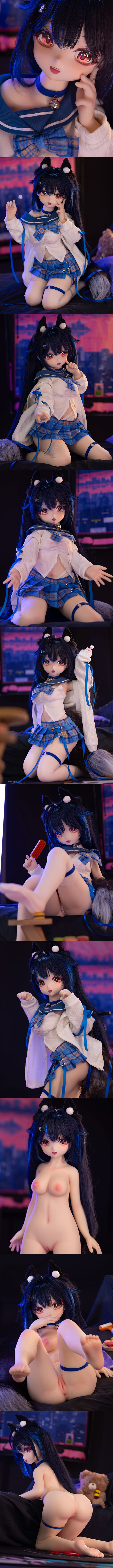 魔物姬娃娃 85cm 中胸 優優醬 搪膠頭+矽膠身體 mwgirl acg cartoon anime silicone sex doll