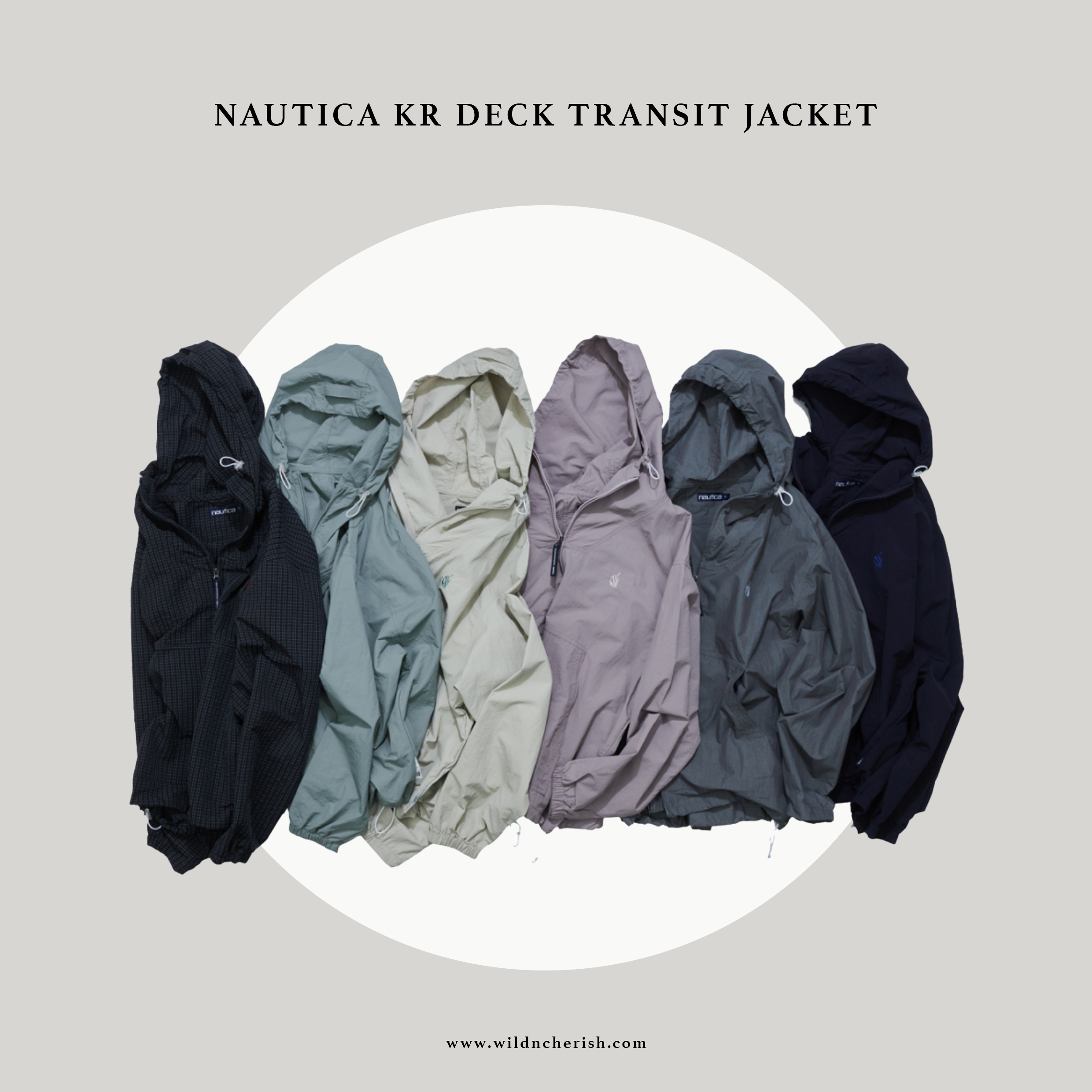 預訂 | Nautica KR Deck Transit Jacket 韓版 防曬防風防潑水