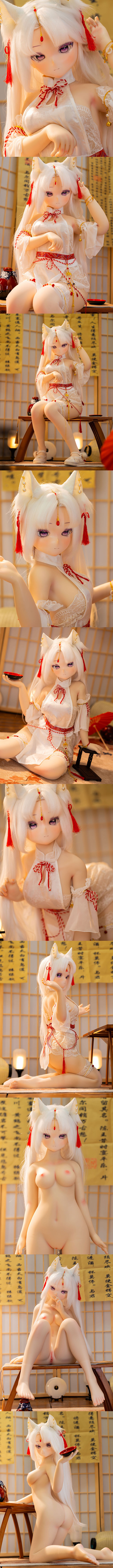 魔物姬娃娃 115cm 中胸 神子 搪膠頭+矽膠身體 mwgirl acg cartoon anime silicone sex doll