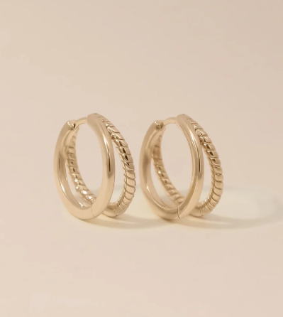 1WK0414-130 [WAEKURA] Earrings Aden Gold #WAEBOU04143000P (A-LX-E)