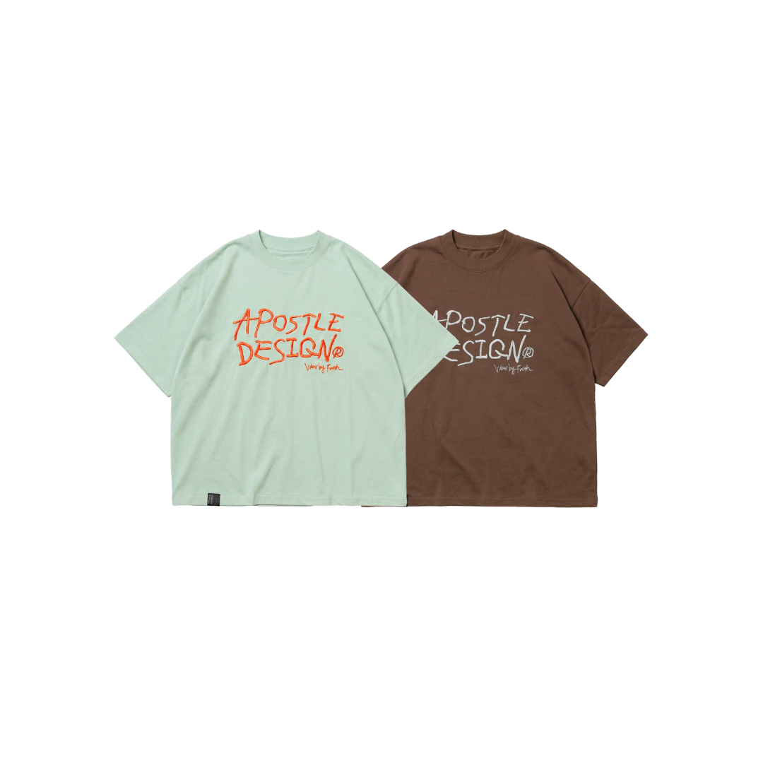 Apostle RB-01 Raw Beauty Sketch Embroidered TEE 刺繡涼感短袖 2色