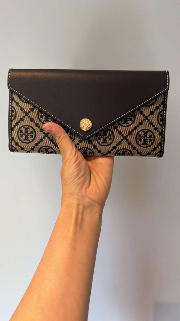 YT005 Tory Burch T Monogram 信封鏈條錢包
