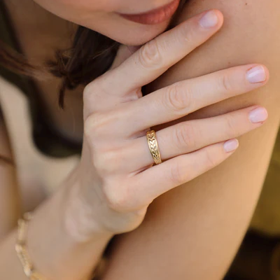 1WK0414-151 [WAEKURA] Ring Lucea Gold #WAEBAG01373000X (A-LX-E)
