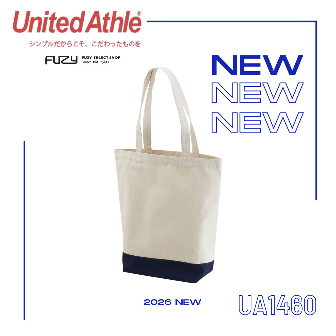 日本 United Athle 基本款 帆布托特包  (Ｍ號) - UA1460