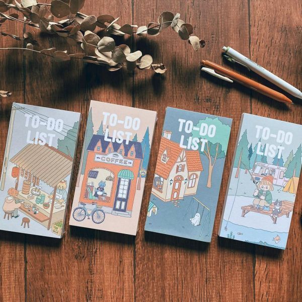 TO-DO List 100枚便條紙+印章套組｜迪夢奇 Dimanche