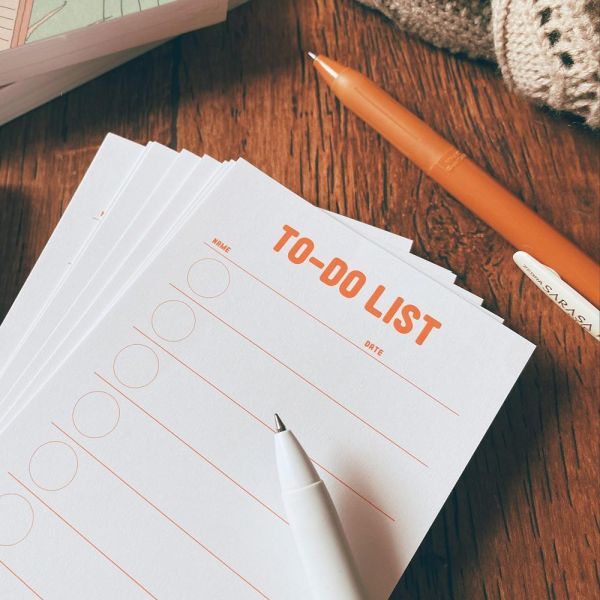 TO-DO List 100枚便條紙+印章套組｜迪夢奇 Dimanche