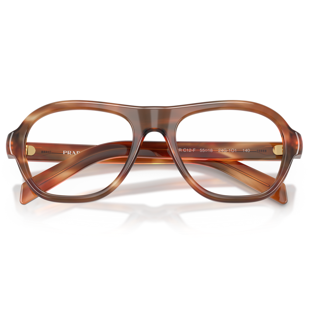 【PRADA】VPR C12VF 24G1O1-55mm 光學眼鏡#