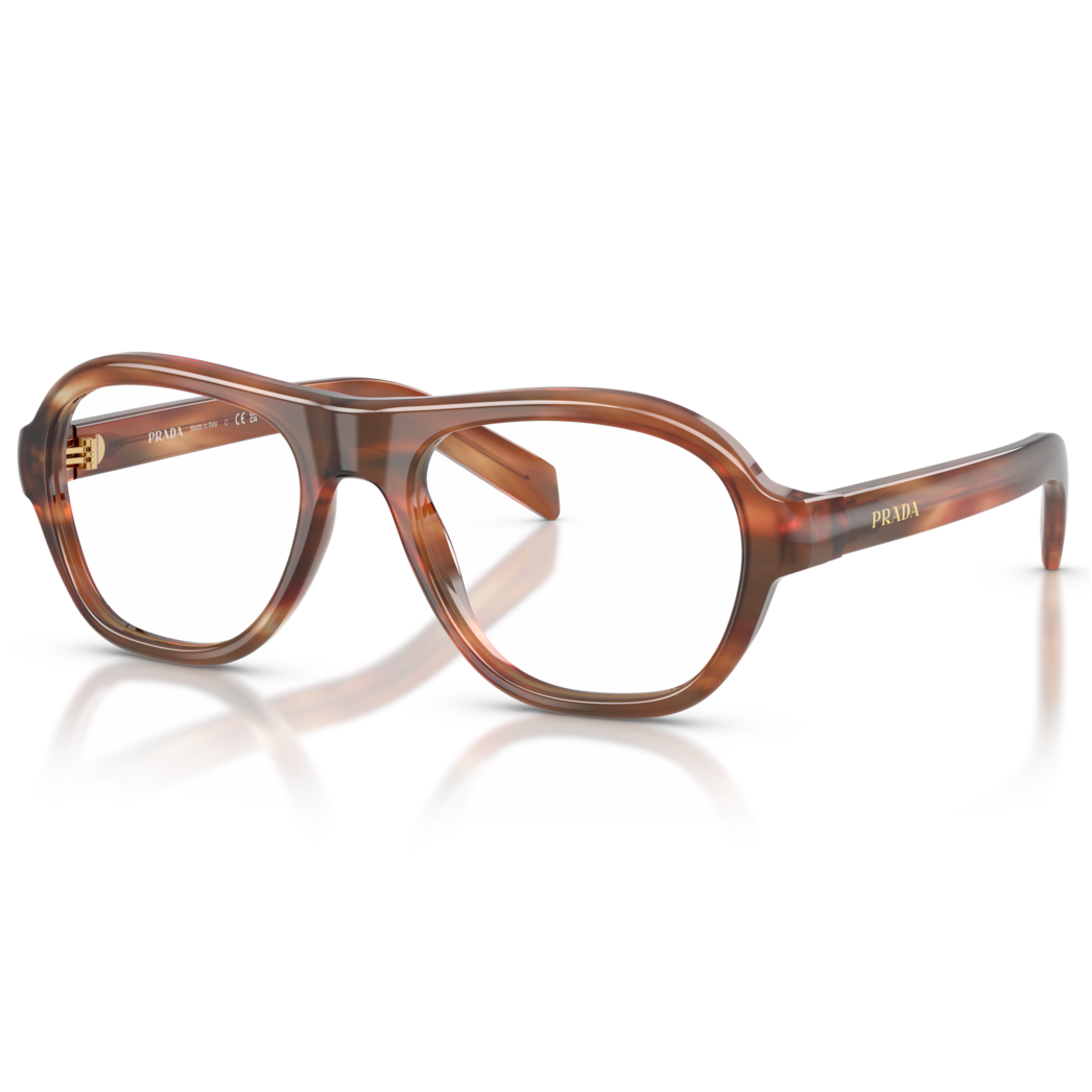 【PRADA】VPR C12VF 24G1O1-55mm 光學眼鏡#
