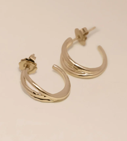 1WK0414-138 [WAEKURA] Earrings Sidonie Gold #WAEBOU13092000P (A-LX-E)