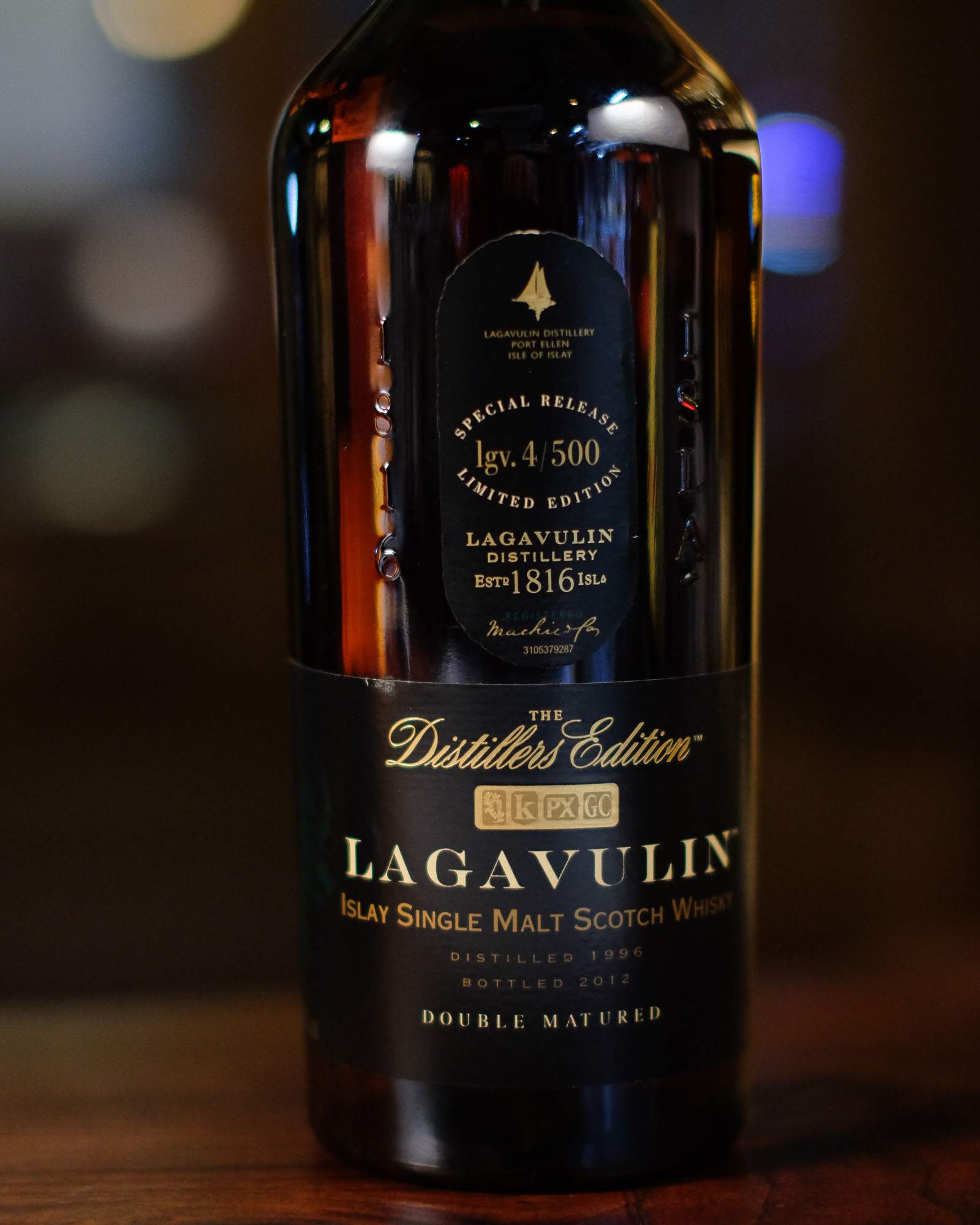 Lagavulin Distillers Edition 1996/2012 (1gv.4/500) 43% 1L