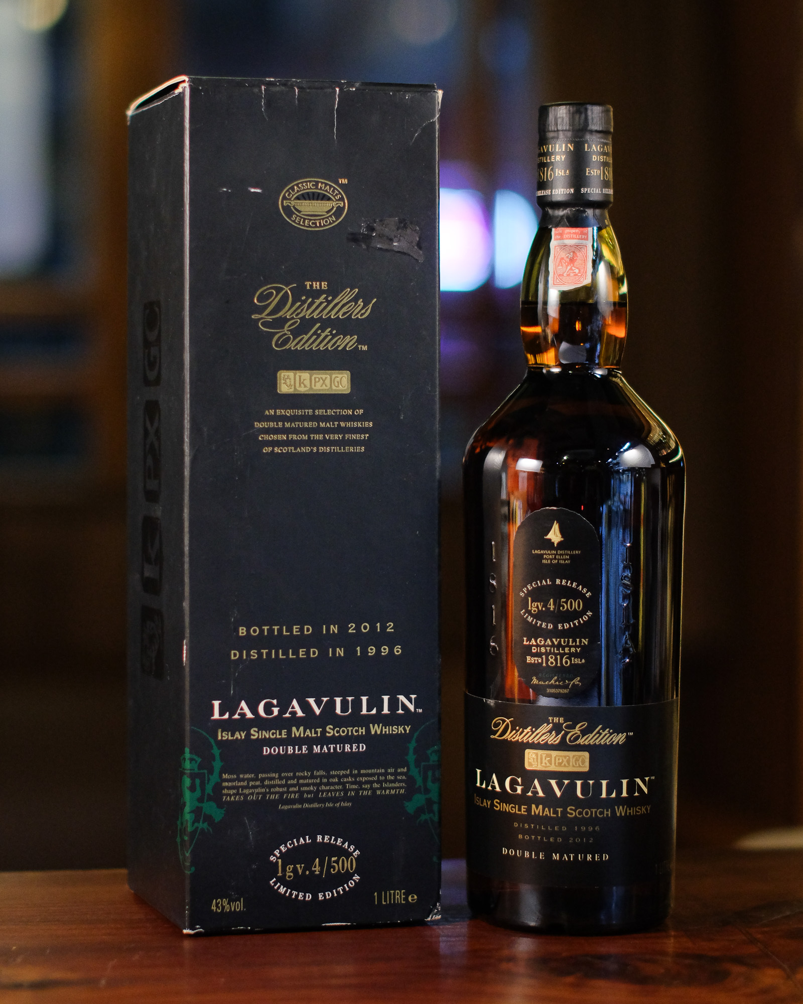 Lagavulin Distillers Edition 1996/2012 43% 1L PX Sherry