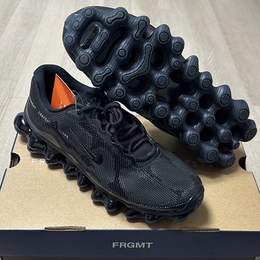 【代購】Nike × FRAGMENT Air Liquid Max 藤原浩 黑色 男女同款 閃電聯名