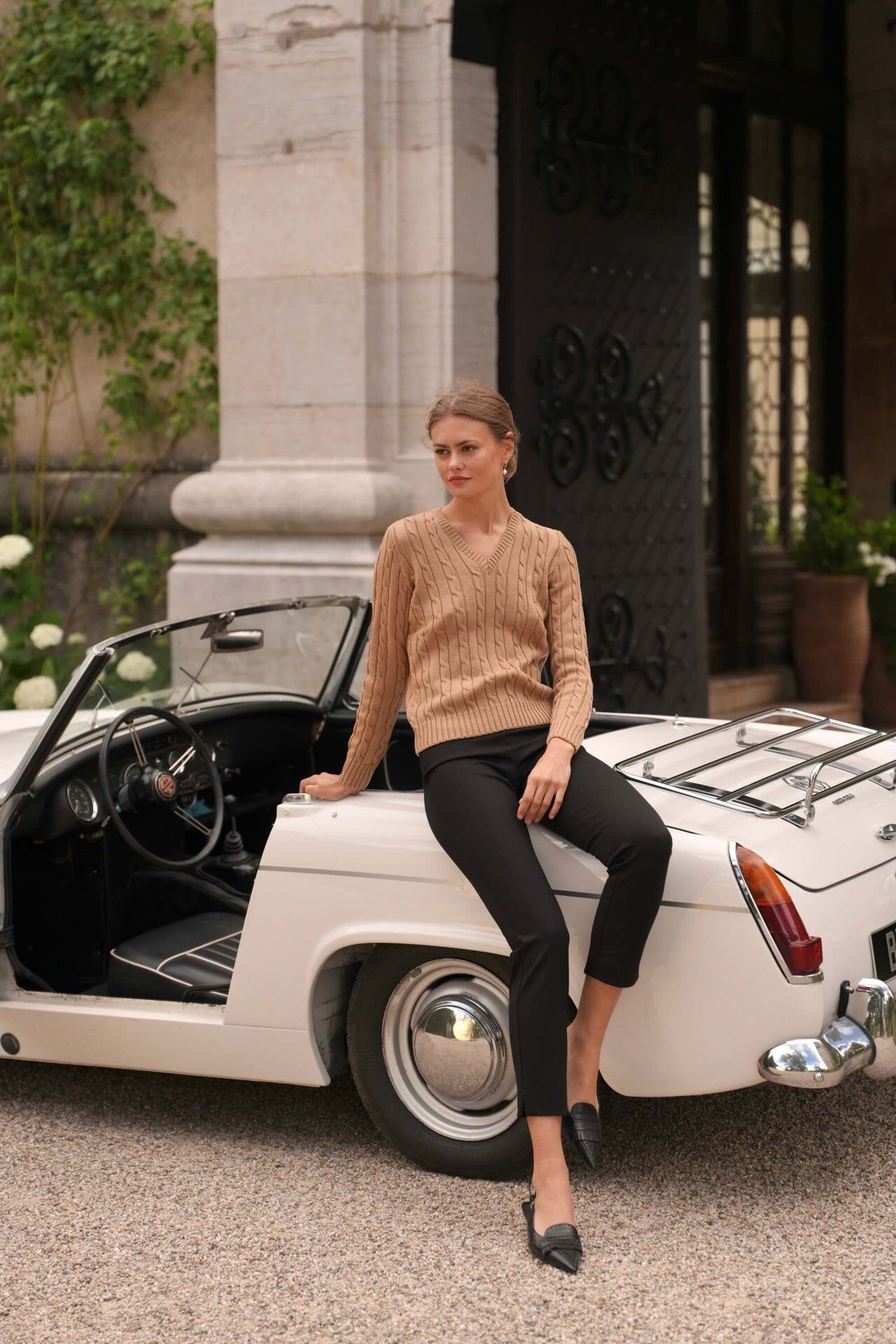 1GL0426-059 [GAALA] Christin Wool Sweater Beige (EU)