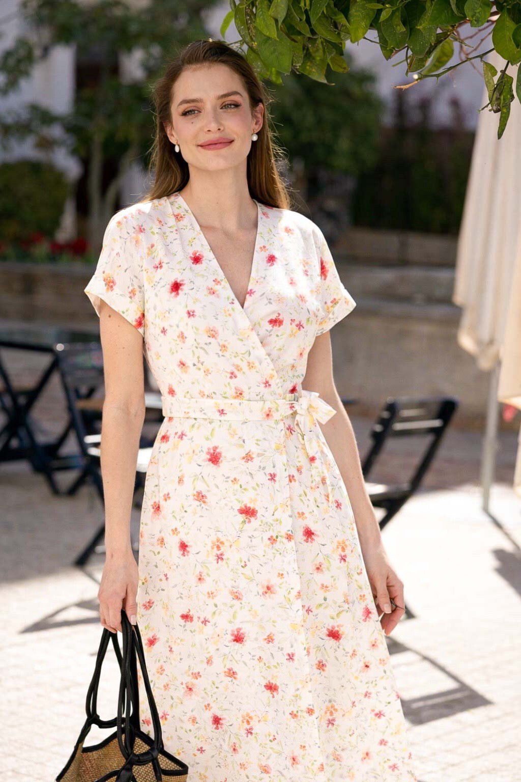 1GL0426-217 [GAALA] Melissa Wrap Dress Multifloral (EU)