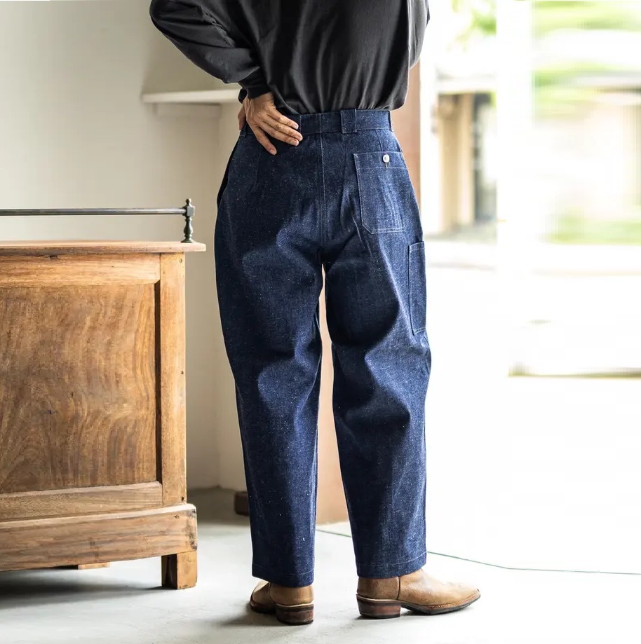 LAST PCS: A.PRESSE SWISS ARMY DENIM WORK TROUSERS - PRE ORDER ITEM (預訂中)