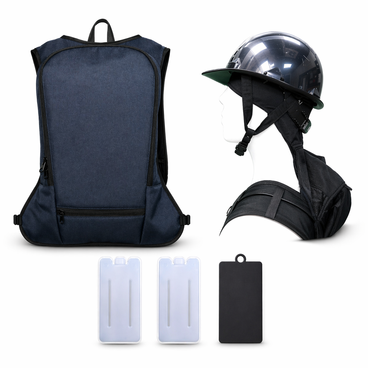 職人道 COOLWAVE 酷浪水冷服 + 行動電源 + 水冷脖/帽 全配組