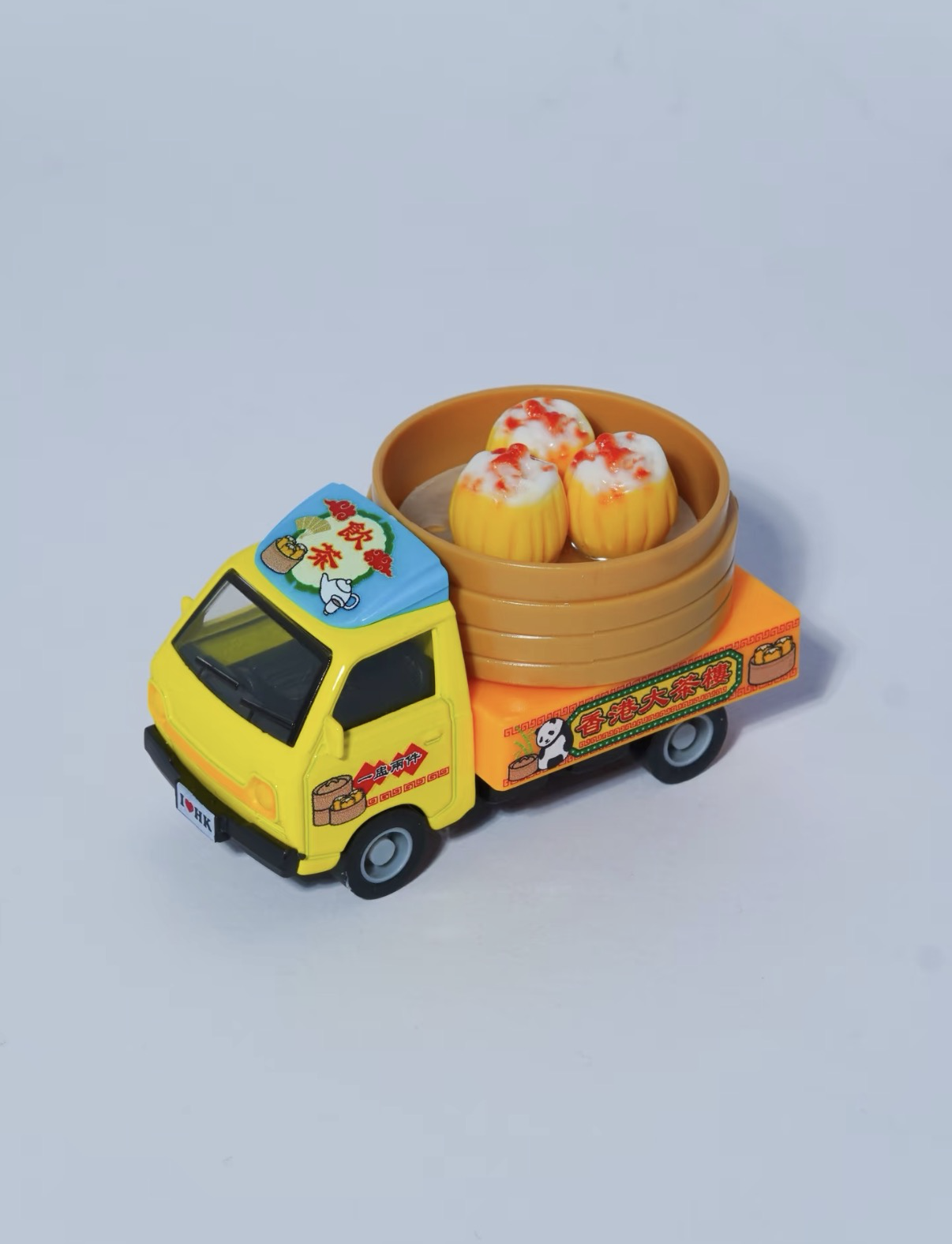 香港合金車/迴力車 - 燒賣 點心貨車 (蒸籠可分拆作磁石貼)