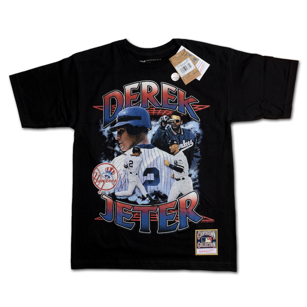Mitchell & Ness 紐約洋基隊 Derek Jeter Black Legendary Collage T-Shirt