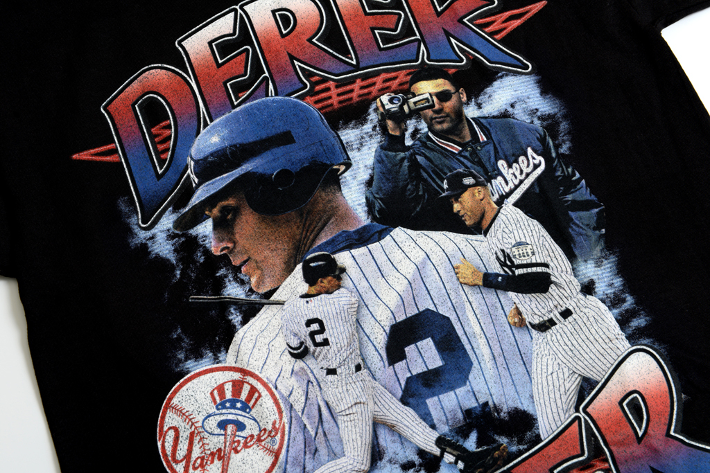 Mitchell & Ness 紐約洋基隊 Derek Jeter Black Legendary Collage T-Shirt
