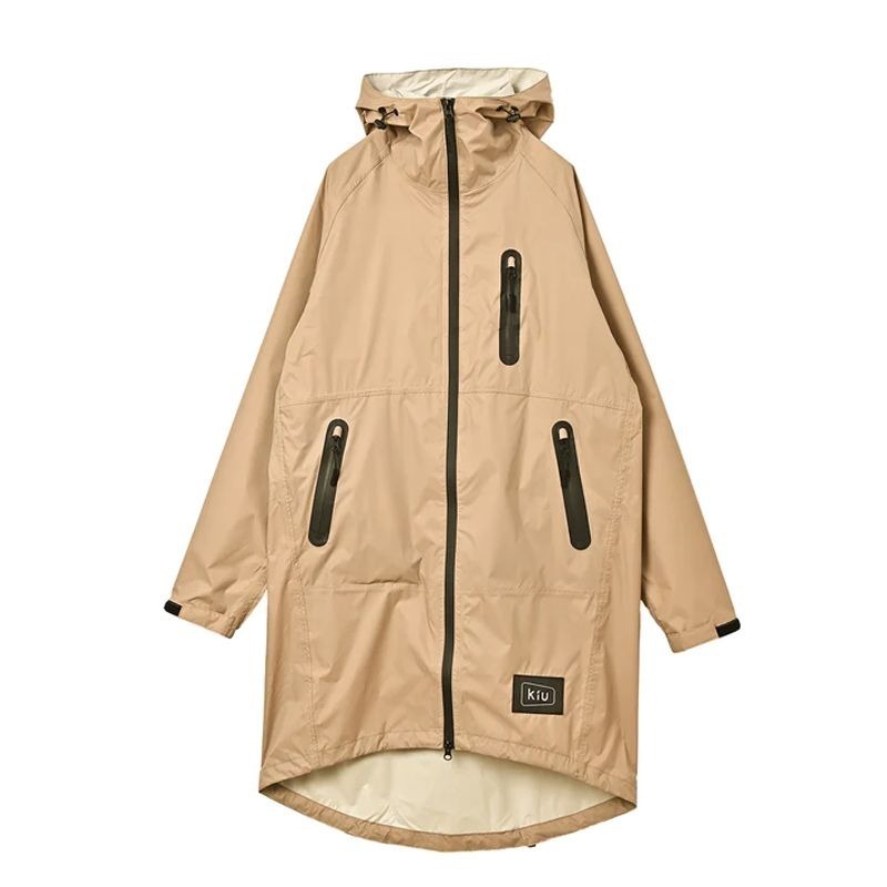 HKHG0424-034 【K116 Kiu 系列】Rain Zip-up日本防撥水拉鍊長外套 / 風褸 (男女皆可)_褐色 (K116-911-R) (A34)
