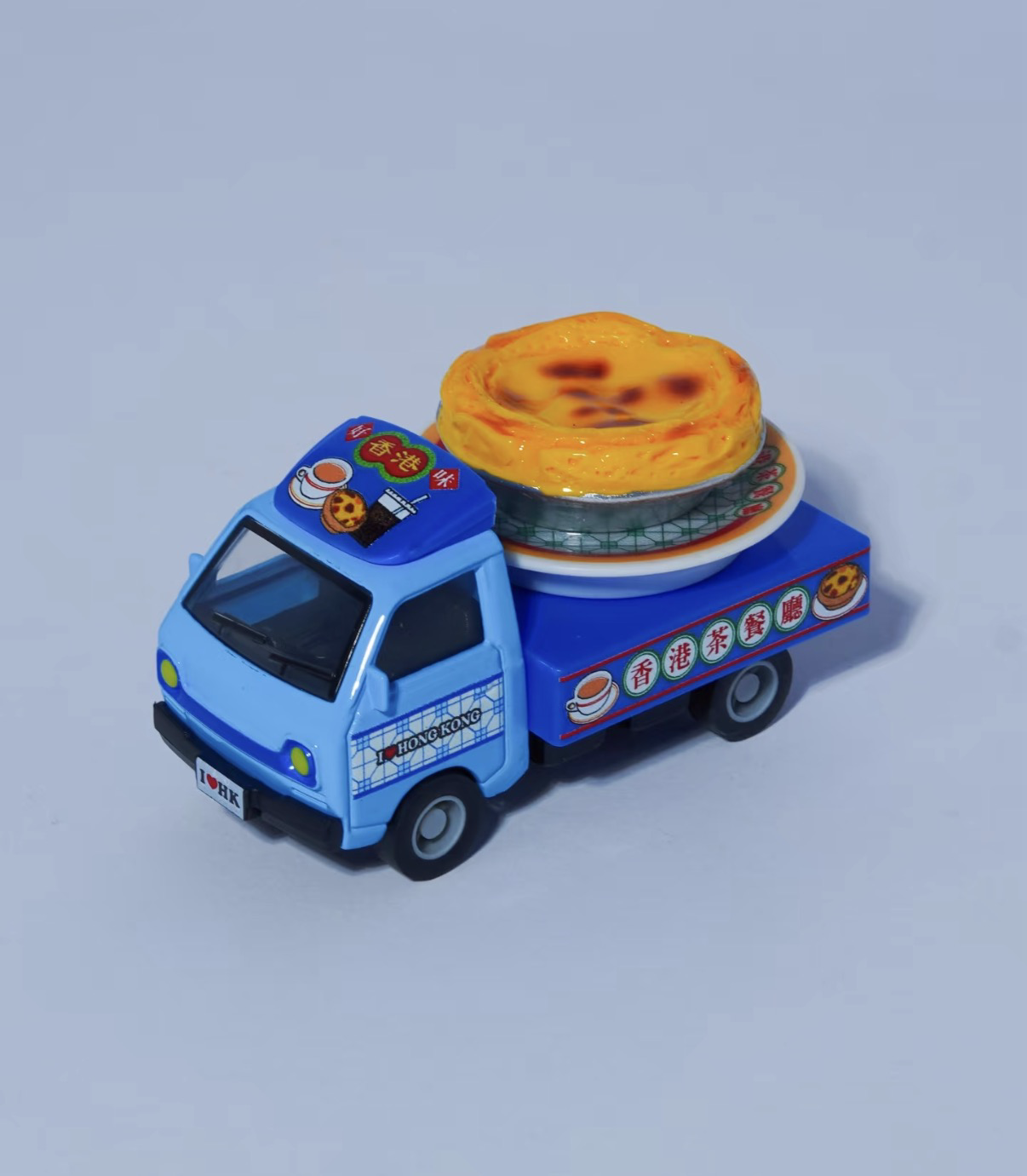 香港合金車/迴力車 - 葡撻 美食貨車 (碟子可分拆作磁石貼)