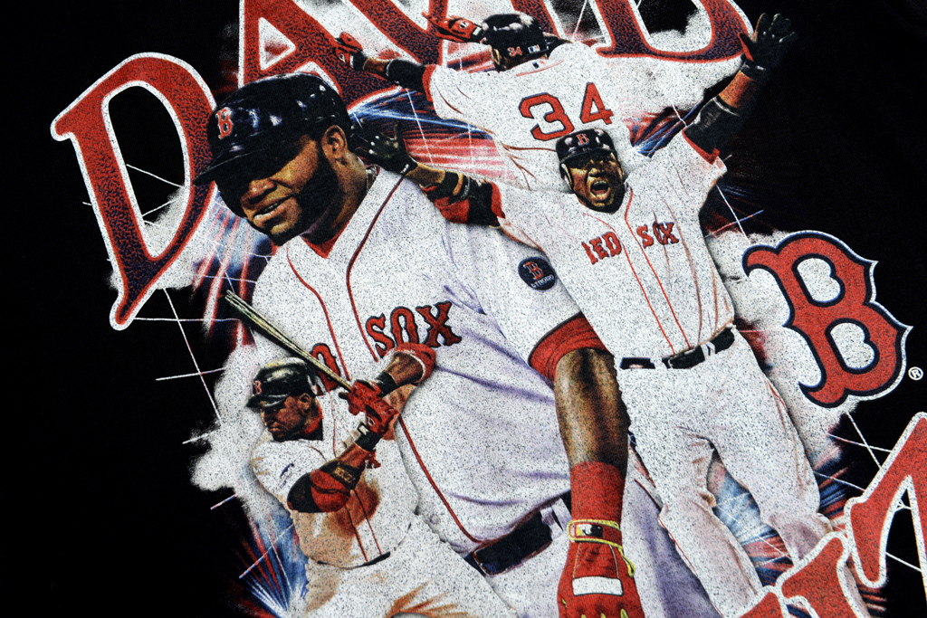 Mitchell & Ness 波士頓紅襪隊 David Ortiz Black Legendary Collage T-Shirt