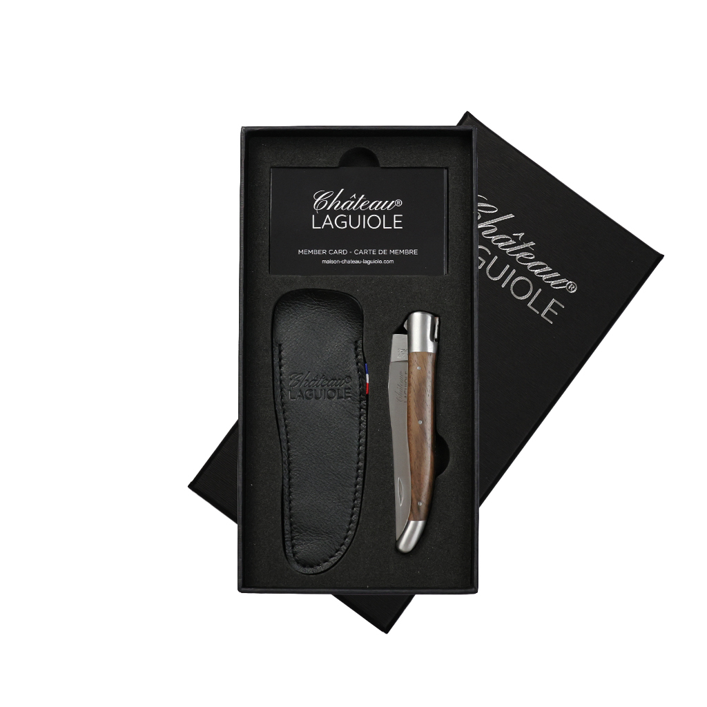 原木材質 Chateau LAGUIOLE 傳承系列折疊刀/單入組