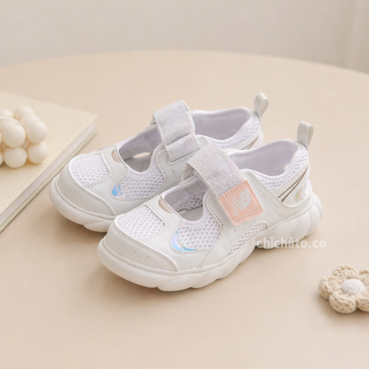 New Balance P230  粉紅棉花糖小涼鞋