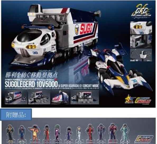[CFC] "Future GPX Cyber Formula" - Transport Maintenance Vehicle 10V5000 & Super Asurada [with Bonus]