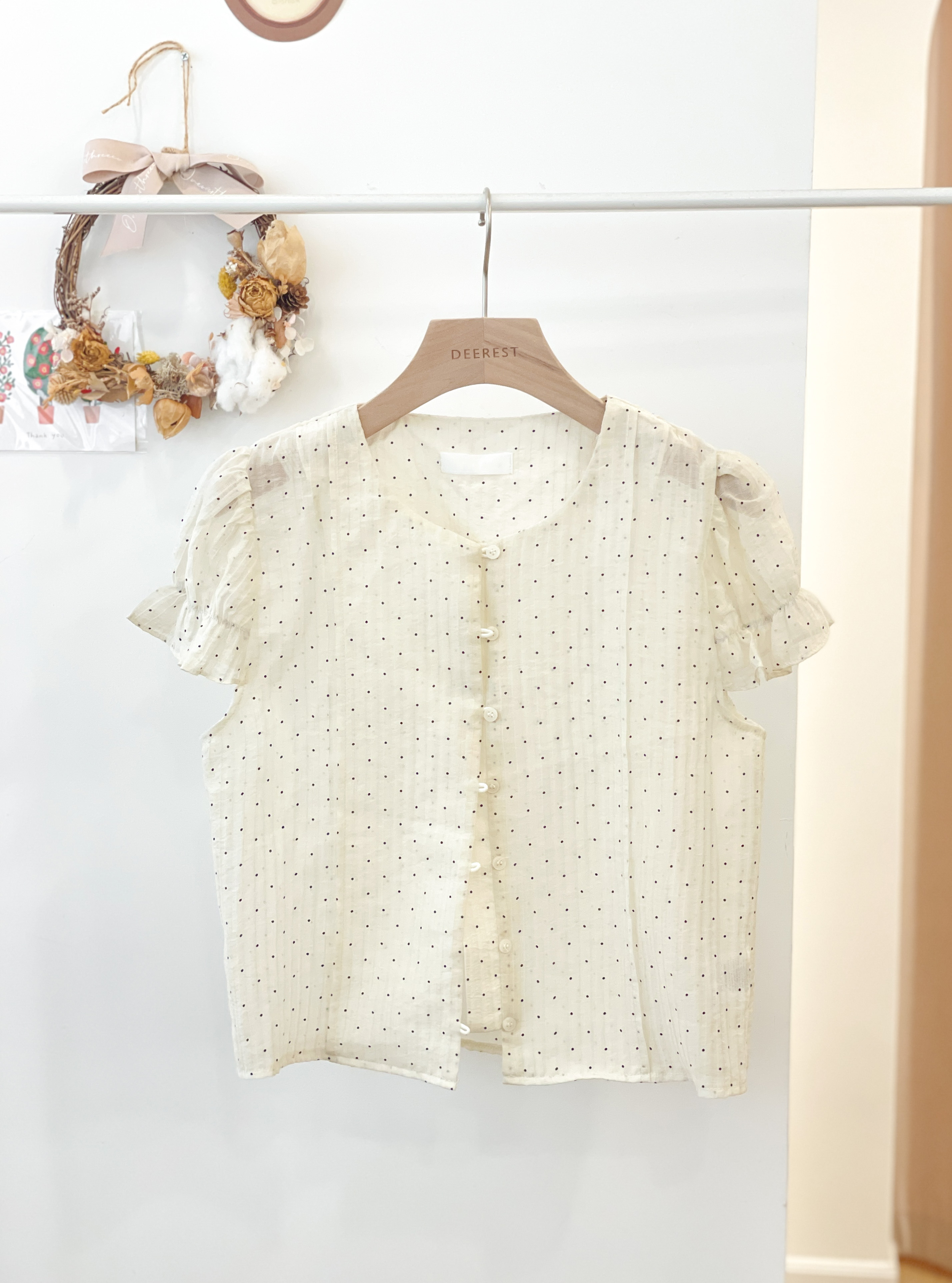 T1530 The Muse Dotted Blouse