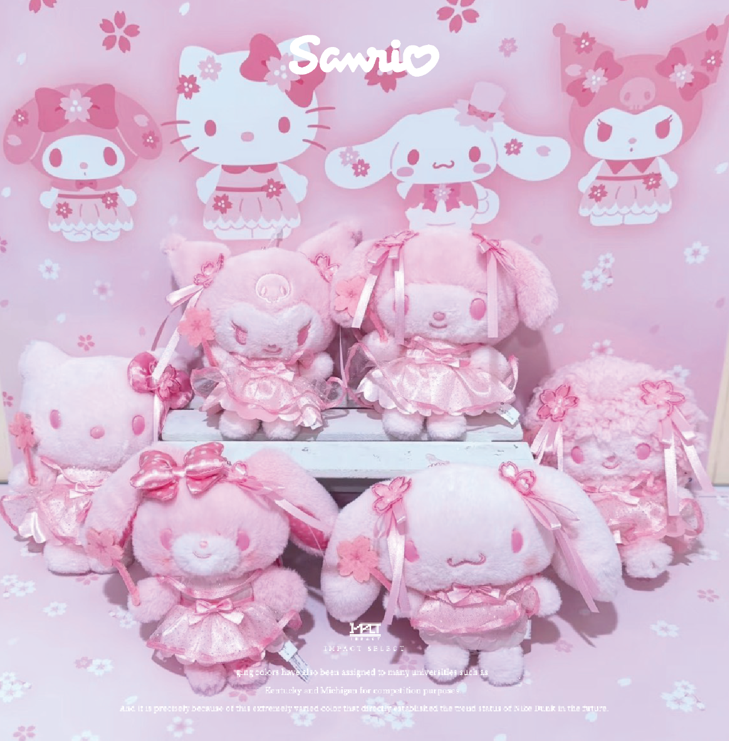 Sanrio 櫻花精靈 仙子 粉色 限定 凱蒂貓 庫洛米 大耳狗 美樂蒂 彼安諾 玩偶 吊飾