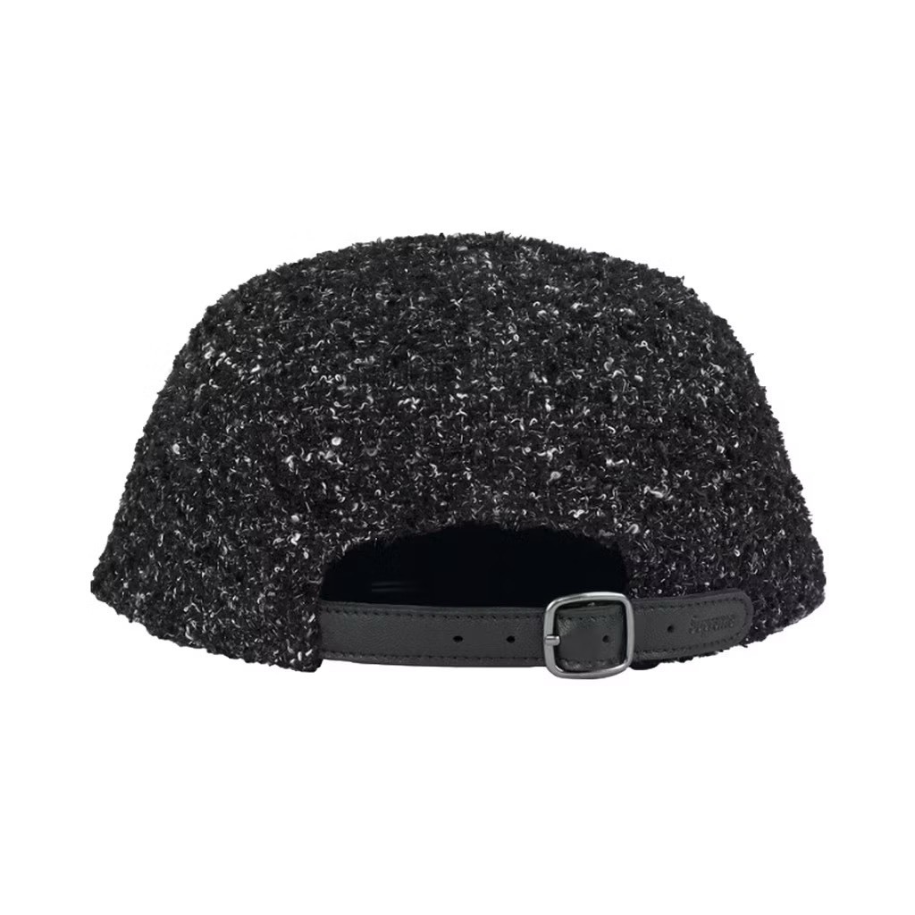 限量現貨 Supreme 26SS Bouclé Camp Cap 小香風