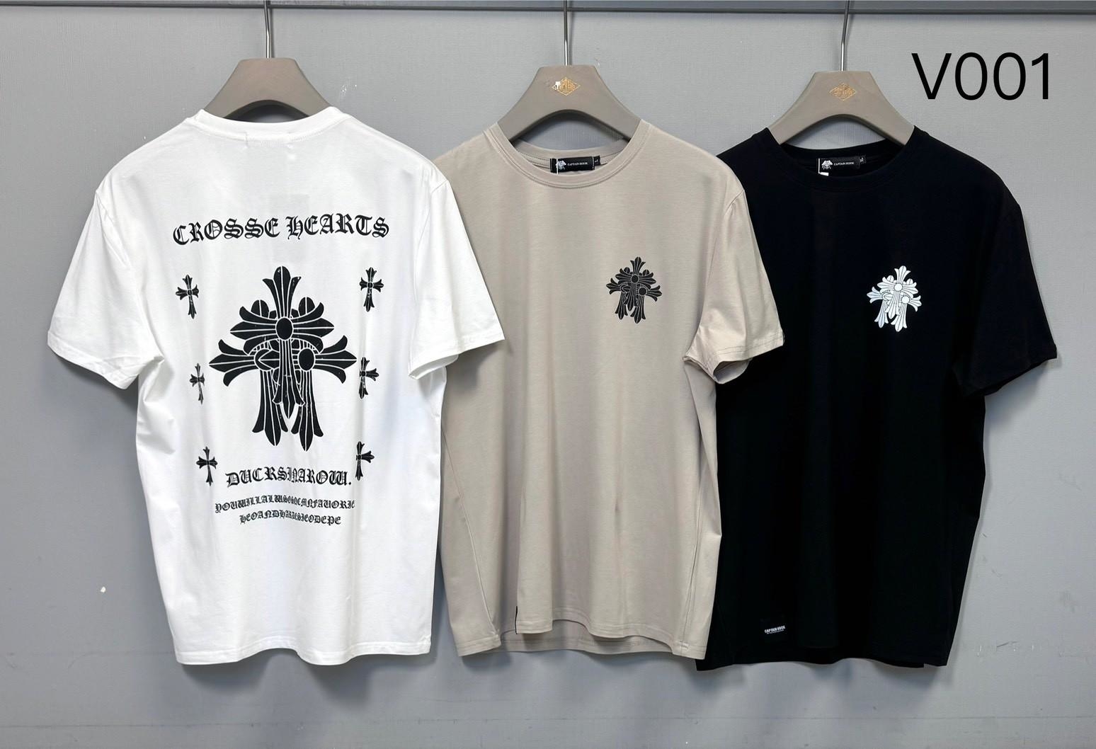 V001 虎克十字架圖案 T-Shirt