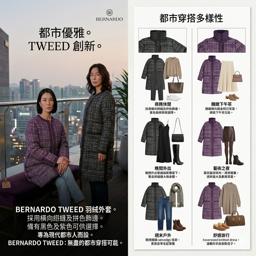 【預購】Bernardo H0424113 女裝Puffer外套